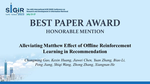 One paper receives Best Paper Honorable Mention Award in SIGIR'23.